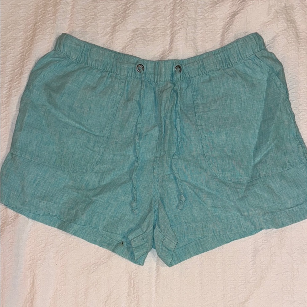 C&C California Aqua Linen Shorts